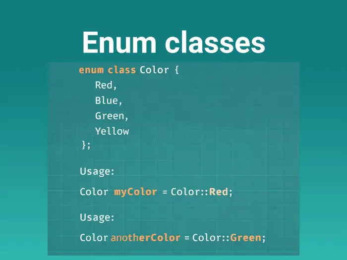 Enum classes