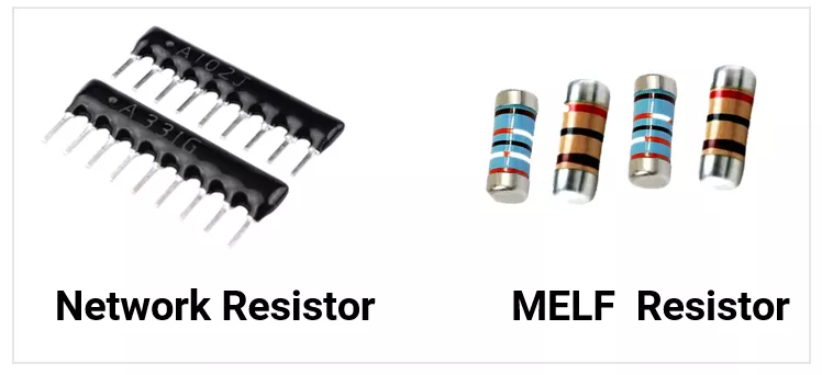 Network-and-MELF-resistor