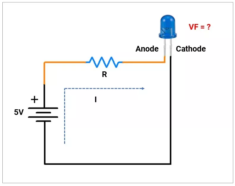 Blue-LED-circuit