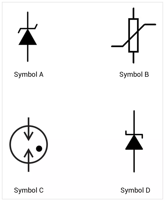 Symbol-of-TVS-Diode-GDT-MOV-and-sSener-Diode