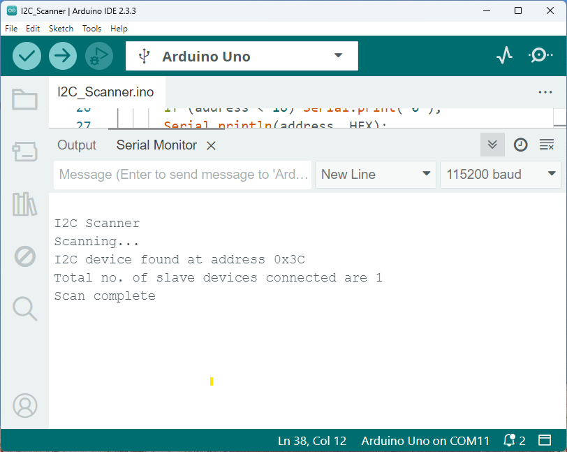 Serial-terminal-output