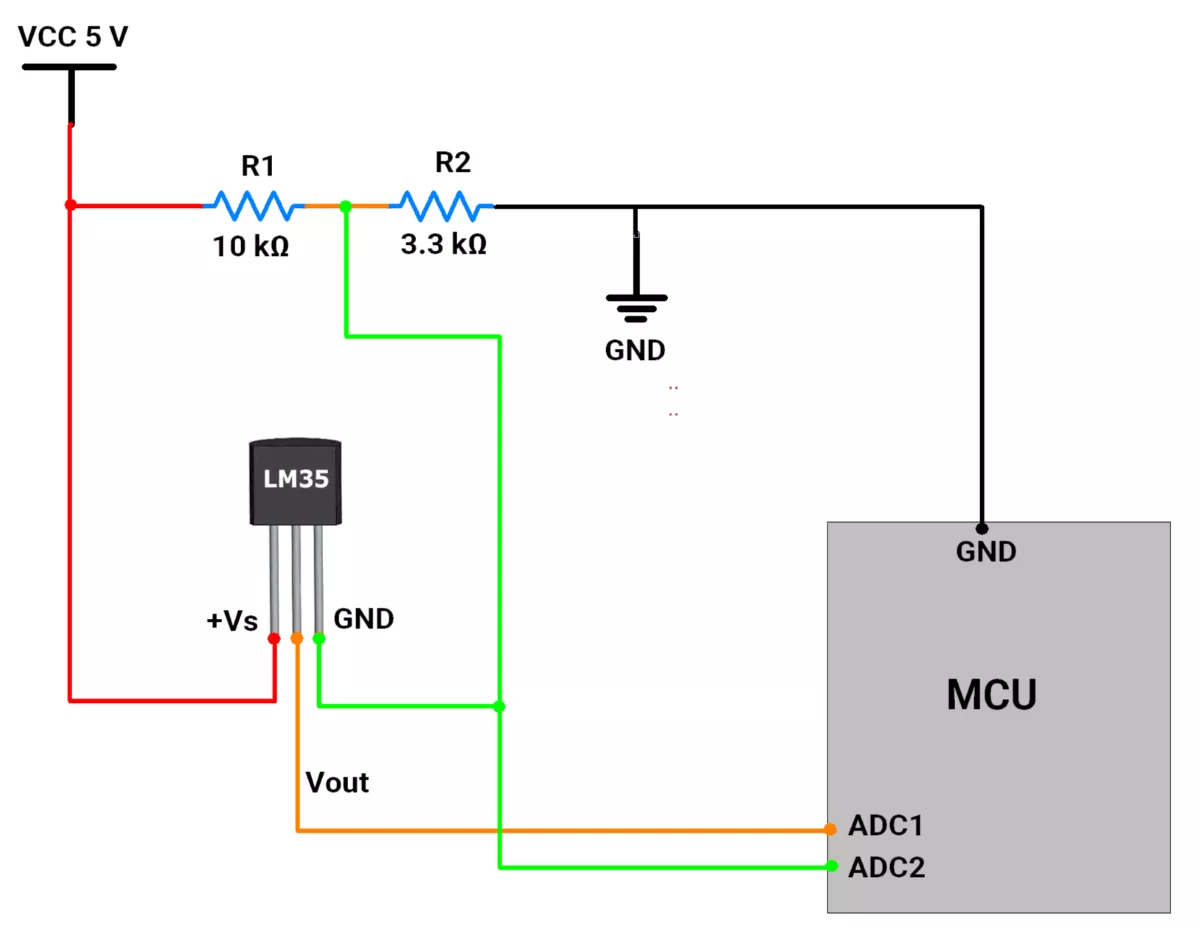 LM35-temprature-sensor-connection