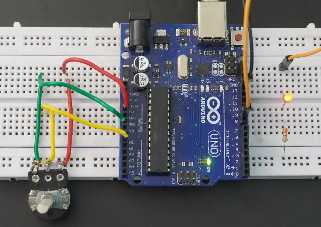 Arduino-LED-brightness-control