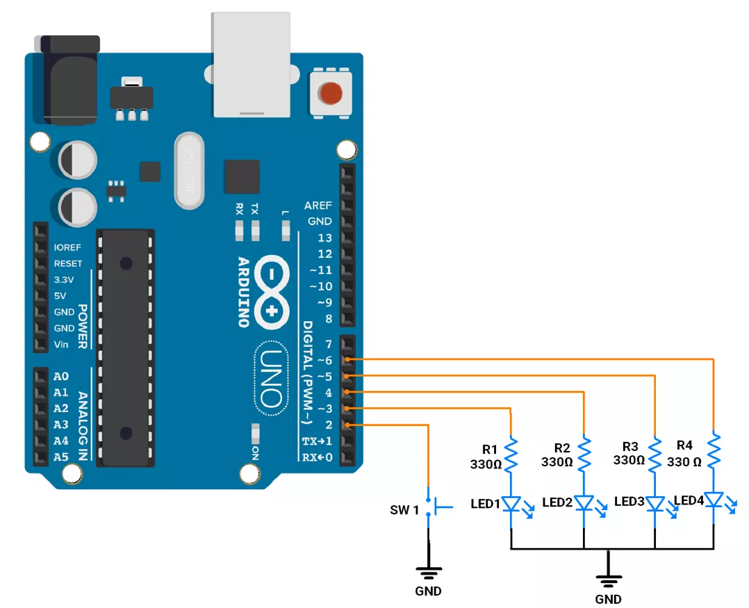 LED-Pattern-Interrupt-Circuit