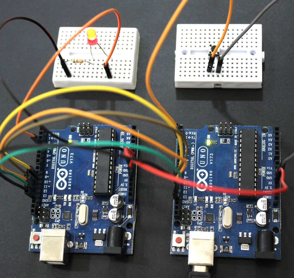 Arduino-spi-communication-hardware