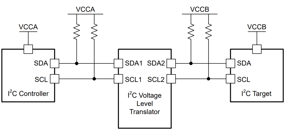 I2C-voltage-level-shifter-interfacing